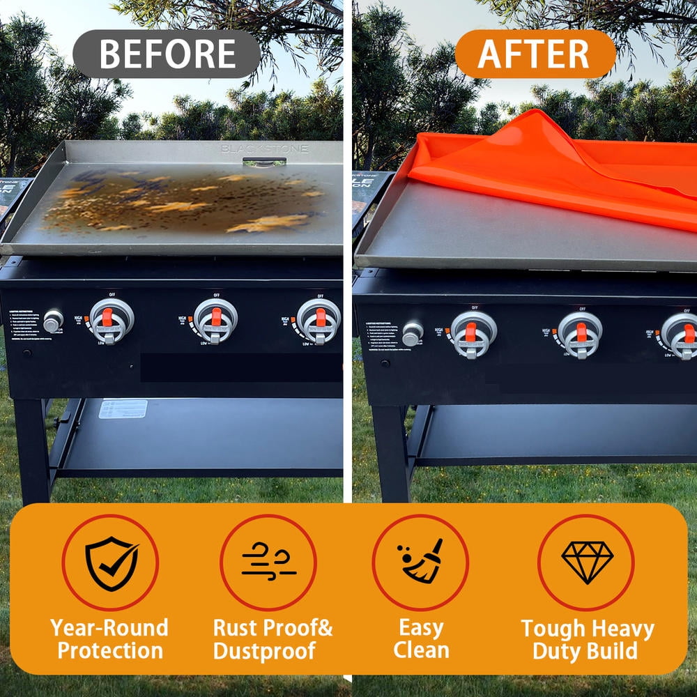 Griddle Cover for Blackstone 22'' Griddle with Hood Lid and Stand, Waterproof Windproof BBQ Grill Cover with Buckle, Griddle Acces Silicone Griddle Cover for Blackstone: 36 inch Full UK | Ubuy