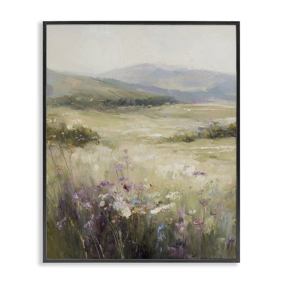 Stupell Industries Traditional Fields Of Serenity Black Framed Giclee Art, 11 x 14, by Svetlana Aleynikova