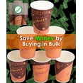 Avant Grub 12 oz Disposable Paper Cups with Lids, LeakFree, 200 Pack