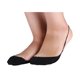 thumbnail image 1 of Medias medias para mujer, calcetines invisibles con cordón trasero sin talón, 10 pares Negro M, 1 of 6