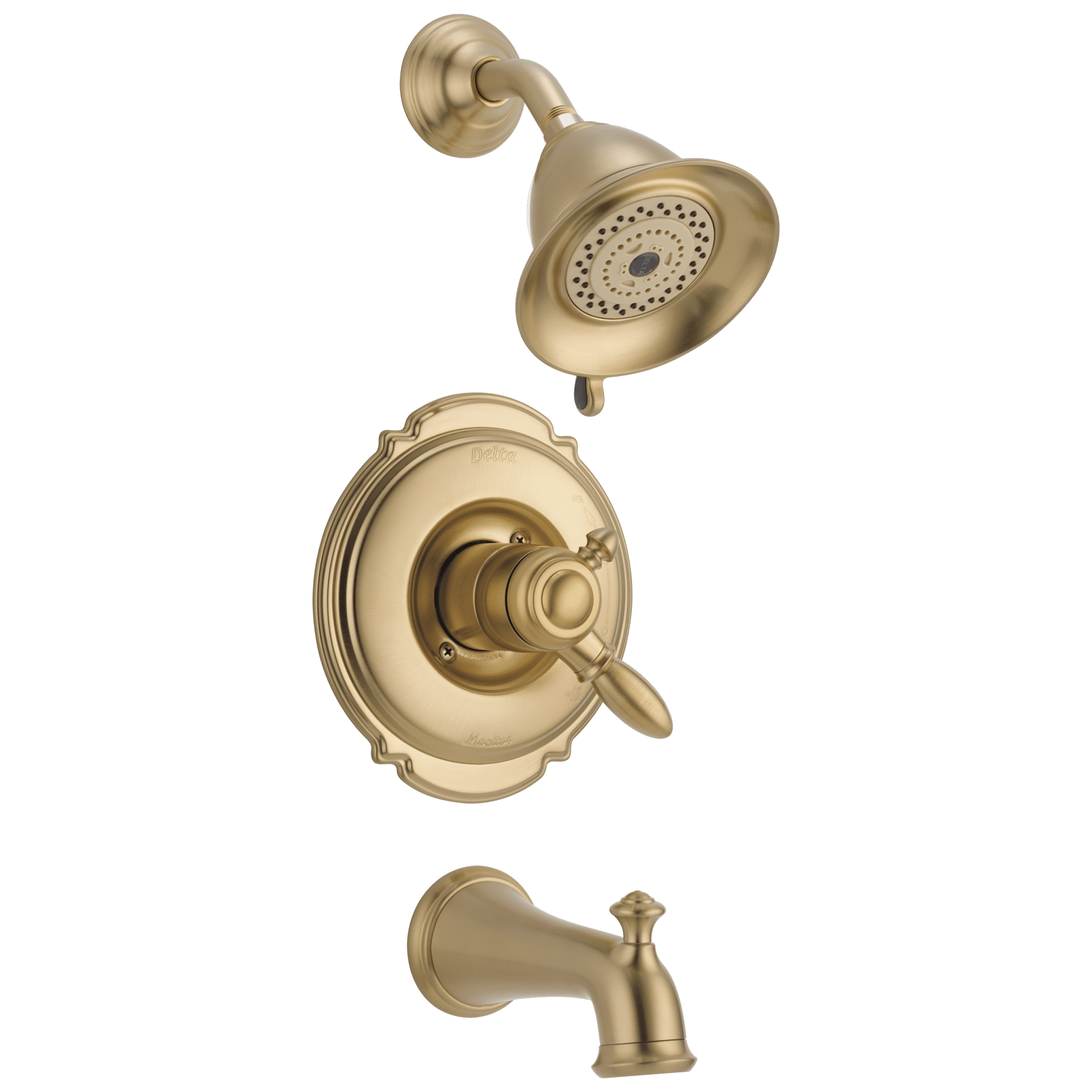 Delta Victorian Monitor 17 Series Tub & Shower Trim, Champagne Bronze