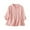 Pink, variant on ZQUUVOU Womens T-Shirts Embroidered 3/4 Sleeved Button Turndown Collar Fashionable Top(Blue,2XL)