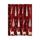 thumbnail image 2 of Cortina de ducha con estampado digital navideño, impermeable, resistente al moho, de poliéster, incluye ganchos, ideal para la decoración del baño., 2 of 6