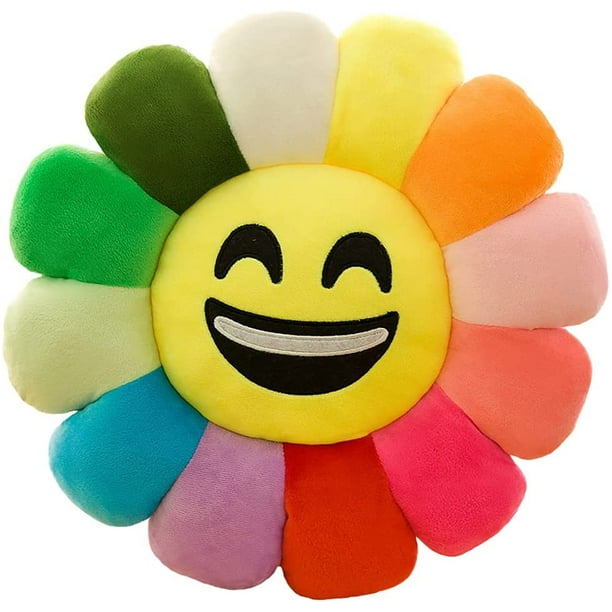 FFIY I Colorful Sunflower Cushion Sunflower Petal Emoji Pack
