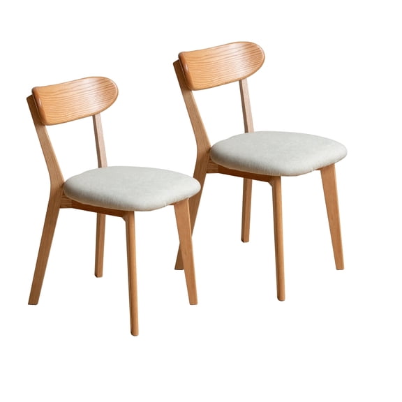 Cedarra Upholstered Dining Chairs With Remove Cushion Cove(Set of 2)