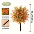 thumbnail image 3 of Artificial Daisies Flowers for Outdoor Indoor Garden Home Decoration, UV Resistant Fake Daisy Outdoor Flowers, Faux Flower for Garden, Front Door, Porch, Planter, Patio, Home Decor, Orange, 3 of 9