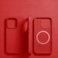 thumbnail image 1 of For Magsafe Wireless Charging Cases For iPhone 15 11 14 13 12 Pro Max Plus Liquid Silicone Magnetic Soft Cover Phone Accessories Red For iPhone 13, 1 of 6