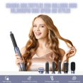 thumbnail image 2 of Secador de pelo 6 en 1 con 200 millones de iones y tecnología Coanda, 110 000 RPM, rizador, alisador, cepillo y voluminizador, con envoltura automática, rizadores, secado al aire y moldeador., 2 of 5