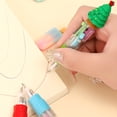 thumbnail image 3 of 3 Pcs Stylo à Bille Mini Type 4 Couleurs Tête d'Eggboy Stylo à Bille Rond 4 Couleurs, 3 of 5