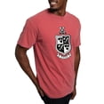 thumbnail image 4 of CafePress - Delta Chi Black And White Coat Of Arms T Shirt - Mens Comfort Colors Shirt, 4 of 5