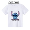 thumbnail image 2 of Camiseta de algodón con dibujos animados divertidos de Lilo Stitch para niños, ropa de manga corta con estampado Y2k, ropa de calle para bebés, 2 of 5