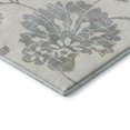 thumbnail image 6 of HomeRoots 667919 8 x 10 ft. Ivory Gray & Gold Floral Washable Machine Made Rectangle Area Rug with UV Protection, 6 of 7