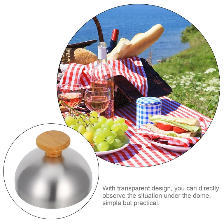 HOMEMAXS Cheese Melting Dome Dome Food Cover 14.00X14.00X9