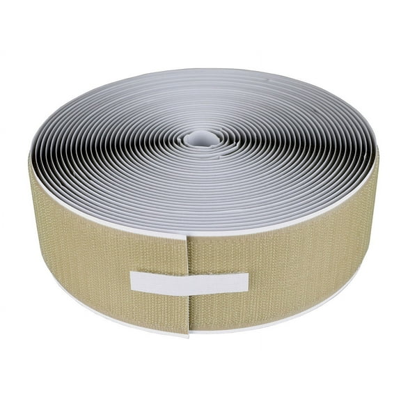 Velcro 2" self-adhesive hook, 10 yard dispenser box, tan