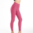 thumbnail image 4 of REALiKUN Women's Textured 3D Booty Yoga Pants - High Waist Compression Slimming Butt Lift Checkered Pants, 4 of 8