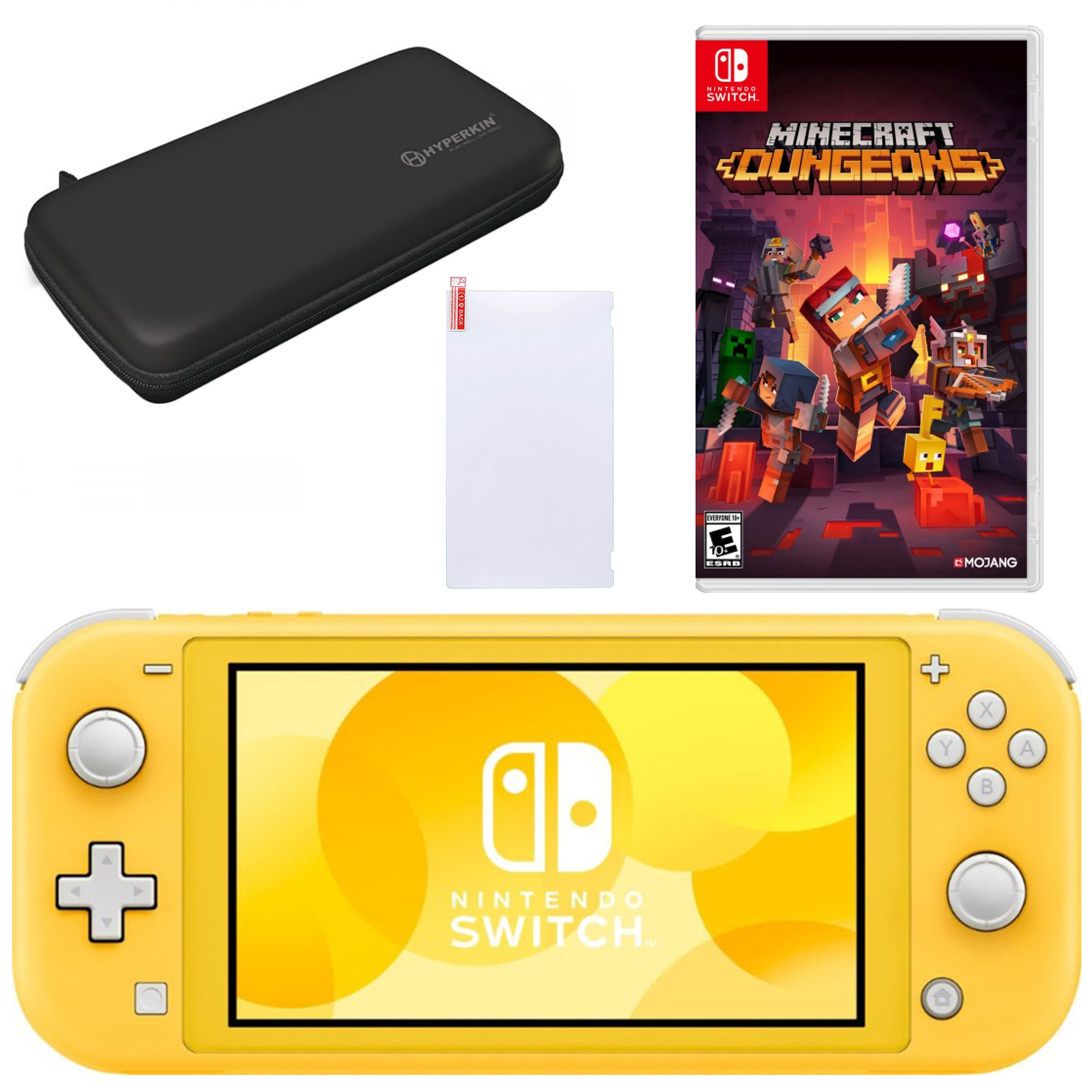 Nintendo switch deals lite yellow bundle