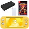 Nintendo Switch Lite in Yellow with Minecraft Dungeons and Accessories