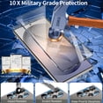 thumbnail image 4 of Ouxumoll 2-Pack Samsung Galaxy S26 Ultra Screen Protector, Tempered Glass for S26 Ultra, Sensitive Touch & Fingerprint Unlock, Anti-Scratch Case Friendly Bubble Free Easy Install, 4 of 6