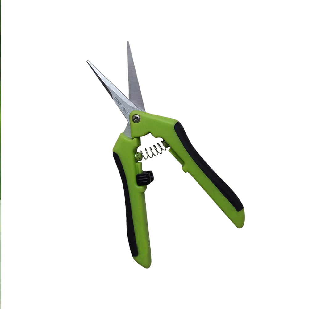 Garden Scissors Trimmers Harvest Pruning Plants Trimming Shears Straight Curved 