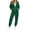 Green, variant on vdgthytj Sweatsuits Women 2 Piece Outfit Full Zip Drawstring Hooded Jackets Jogger Pants Fall Winter Casual Athletic Sets(X-Large,Red)