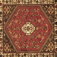 thumbnail image 1 of Ahgly Company Indoor Square Persian Brown Traditional Area Rugs, 7' Square, 1 of 4