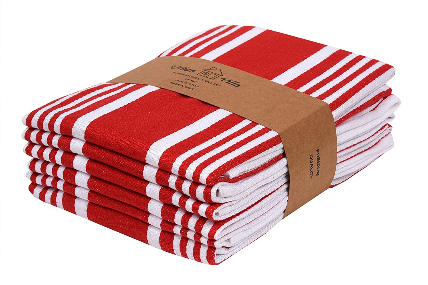 Tea Towels and Cleaning Towels Beige Dish Cloths GLAMBURG Set of 12 Premium Cotton Kitchen Dish Towels 18x28 inches Bar Towels