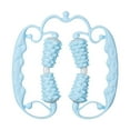 thumbnail image 1 of Rodillo de masaje muscular de mano para celulitis, masajeador de piernas y fascia con 4 ruedas para correr, yoga, gimnasio y ejercicios de estiramiento. Azul, 1 of 9
