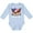 AE-Light Blue, variant on Memorial Day- Never Forget Our Heroes- Bald Eagle Boys or Girls Long Sleeve Baby Bodysuit