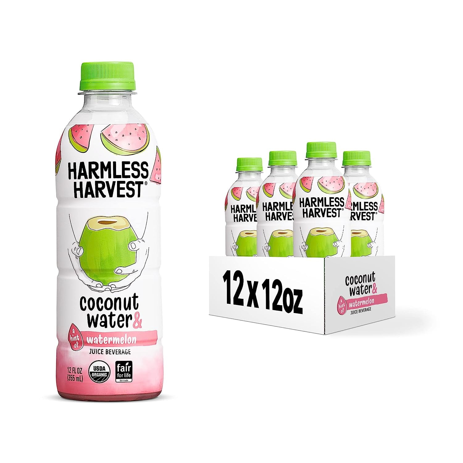 Harmless Harvest Organic Coconut Water Drink, Hydration With Natural