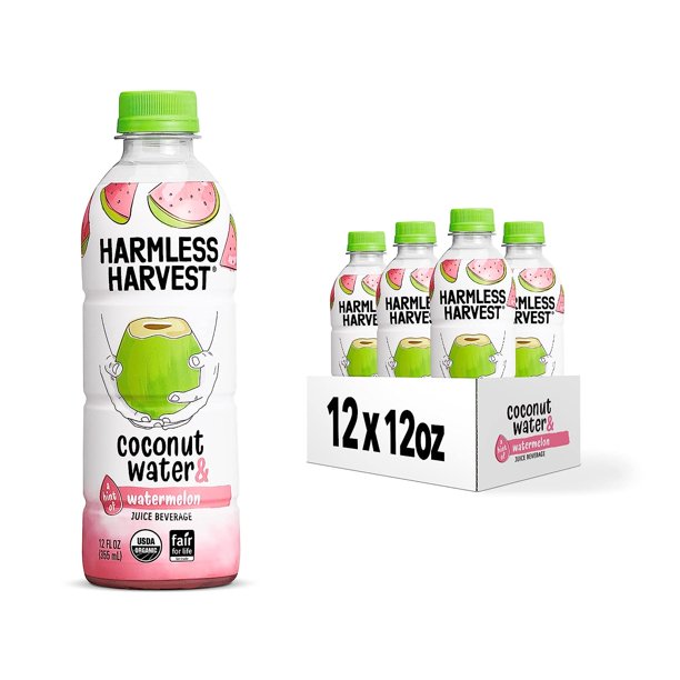 Harmless Harvest Organic Coconut Water Drink, Hydration With Natural