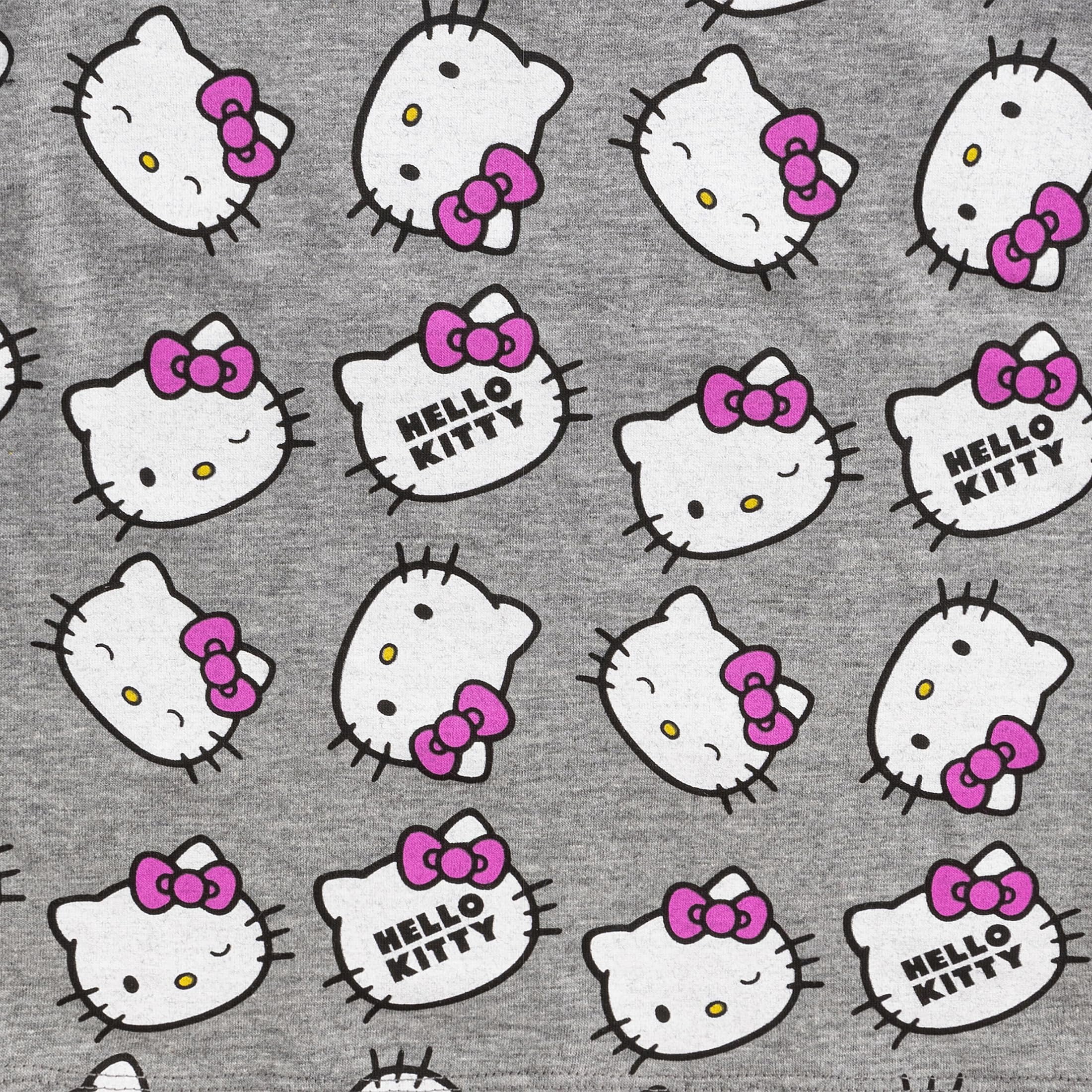Hello Kitty Sanrio Short Sleeve T-Shirt (Girls), 4 Pack, Sizes 2T-12
