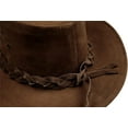 thumbnail image 3 of Australian Unisex Western Cowboy Hat Real Suede Outback Riding Dancing Classic, 3 of 10