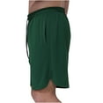 thumbnail image 4 of Yuyuzo Mens Shorts Lightweight Drawstring Elastic Waist Sweat Shorts Summer Quick Dry Work out Sports Short, 4 of 6