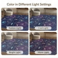 thumbnail image 7 of ODIKA 8'x10' Washable Area Rug Night Sky Design With Planets And Cosmic Swirls Space Galaxy Star Playful for Dining Room, Large Office, Lounge, Non-Slip Chair-Friendly Mat, 7 of 7