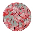 thumbnail image 4 of Orinice Flamingos Round Table Cover Stain Resistant Washable Indoor Outdoor Tablecloth Kitchen Dining Wedding Parties Picnic Farmhouse 100% Polyester Fiber 38-42, 4 of 8