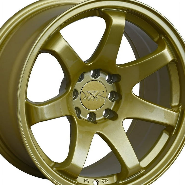 XXR 551 16x8 21et 73.1mm gold wheel - Walmart.com