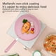 thumbnail image 4 of Advancent Sartén antiadherente de aluminio para mujer, portátil, reutilizable, lavable, mango de madera, inodoro, olla de cocina fundida a Cocina y Comedor, 4 of 6