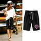 thumbnail image 2 of Mujeres Pantalones Cortos Casual Estampado Elástico de la Cintura Medio Pantalones Cortos, Casual con Bolsillos para el Uso Diario, 2 of 6