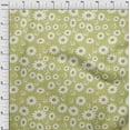 thumbnail image 4 of oneOone Polyester Spandex Olive Green Fabric Florals Dress Material Fabric Print Fabric By The Yard 56 Inch Wide, 4 of 5