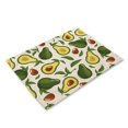 thumbnail image 1 of (2PCS) New European Style Avocado Printed Linen Western Placemat Modern Home Decor Table Placemats Kitchen Mat Coaster Set Placemat, 1 of 5