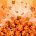 thumbnail image 4 of Gourmet Orange Flavored Popcorn by It's Delish, 2 lbs Bulk Bag  Bulk Air Popped Pop Corn Snack - Fruity Orange Themed Candy Confetti  Birthday Party, Events  Gluten Free, Vegan, Kosher, 4 of 6