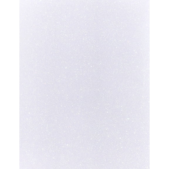 Cardstock Warehouse White Diamond Print Inkjet Glitter Cardstock Paper - 104 lb / 280 gsm Cover - 8.5 x 11 Inch - 15 Sheet Pack