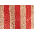 thumbnail image 6 of Chouhan Rugs Natural Jute Red Striped Rug Bohemian Rug Decor Rug Handwoven Rug Custom Rug Decorative Rug, 6 of 8