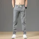 thumbnail image 2 of Pantalones casuales para hombre, pantalones negros ajustados para hombre, pantalones de negocios rectos, elegantes, venta de ropa de calle de algodón, estilo coreano, moda Y2k, largos, 2 of 5