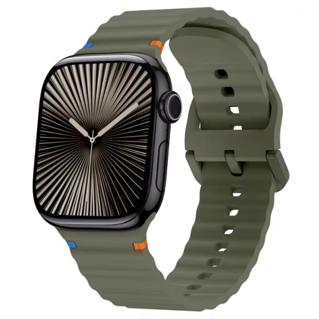 Correa Sport de Silicona Para Apple Watch, Compatible con Todas Las Series: 1,2,3,4,5,6,7,8,9,10,SE,ULTRA