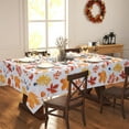thumbnail image 2 of Thanksgiving Tablecloth, Fall Maple Leaves Table Cloth, Rectangle Autumn Harvest Table Cover for Thanksgiving Parties Kitchen Dining, 60x120 Inch, 2 of 6