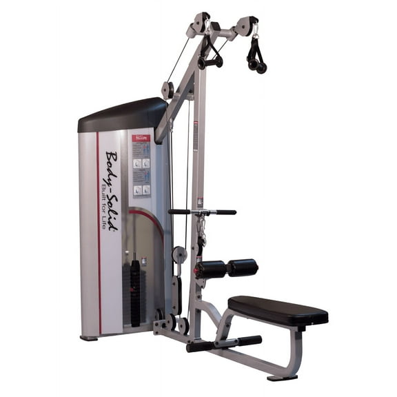 Lat Pulldown and Low Row Machine with 235 lbs. Weight Stack