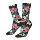 thumbnail image 1 of Balery Green Tropical Leaves Calcetas Largas con Estampado para Hombre y Mujer – Suaves y Transpirables, Talla Única (US 5-11), 1 of 6