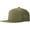 Army Green, variant on Men Flat Brim Baseball Cap Adjustable Performance Snapback Hat Laser Perforated Cap