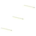 thumbnail image 3 of Injueey Pajita para beber de vidrio Reutilizable Insípido Cabeza redonda Interior Exterior Oficina Fiesta Refrescos Pajitas Bar Herramientas Amarillo Amarillo 3piezas Injueey CBP053676, 3 of 6